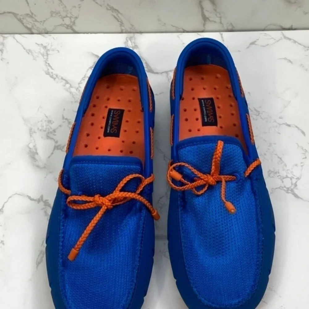 Wendorf Classic Poppy Orange/ Azure Blue Size 11 Swims